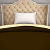 Solid Chocolate - Dark Brown Hygro Cotton Single Duvet Cover - Hygro By Spaces