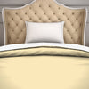 Solid Cream - Light Yellow Hygro Cotton Single Duvet Cover - Hygro By Spaces