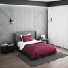 Solid Sangaria - Dark Violet Hygro Cotton Single Duvet Cover - Hygro By Spaces