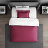 Solid Sangaria - Dark Violet Hygro Cotton Single Duvet Cover - Hygro By Spaces