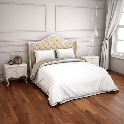 Solid White Hygro Cotton Shell Double Quilt - Hygro By Spaces