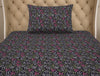 Mulberry Purple 100% Cotton Single Bedsheet - Adonia By Spaces