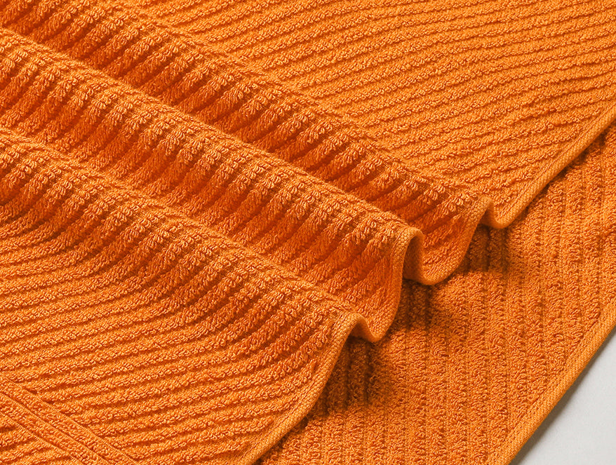 Dark Orange 100% Cotton Bath Towel Relish By Spaces
