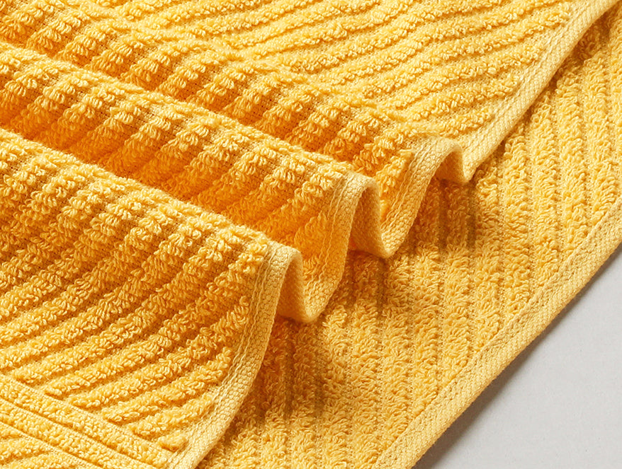 Yellow 100% Cotton Bath Towel Relish By Spaces
