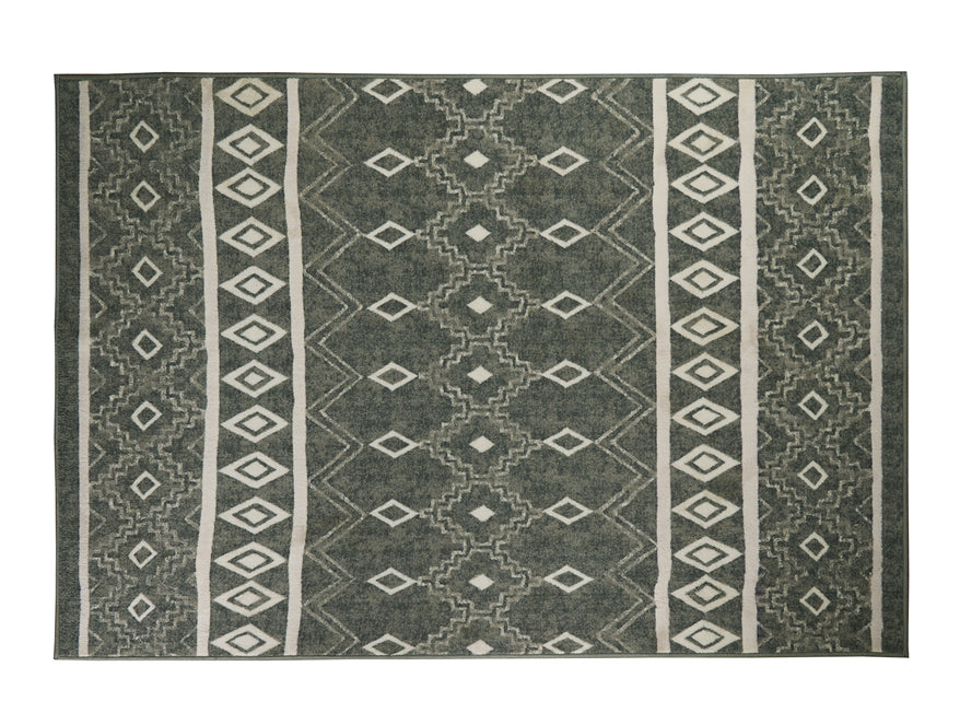 Anti Skid Grey Wonder Full Carpet By Welspun