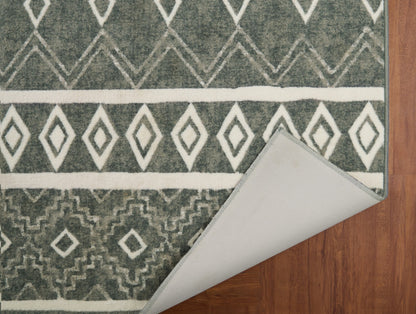 Anti Skid Grey Wonder Full Carpet By Welspun