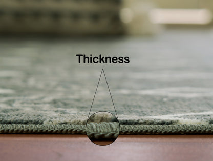 Anti Skid Grey Wonder Full Carpet By Welspun