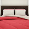 Solid Red 100% Polyester Double Quilt - Blockbluster Solid By Spaces