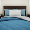 Solid Dark Blue 100% Polyester Single Quilt - Blockbluster Solid By Spaces