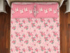 Floral Crystal Rose - Blush 100% Cotton King Fitted Sheet - Anti Bacterial By Welspun