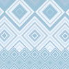 Geometric Dream Blue - Light Blue 100% Cotton Shell Double Quilt / AC Comforter - Geospace By Spaces