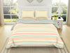 Geometric Sheell Pink - Coral 100% Cotton Shell Double Quilt / AC Comforter - Gypsy By Spaces