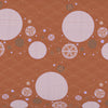 Geometric Brandied Melon - Dark Orange 100% Cotton Shell Double Quilt / AC Comforter - Patterna By Spaces