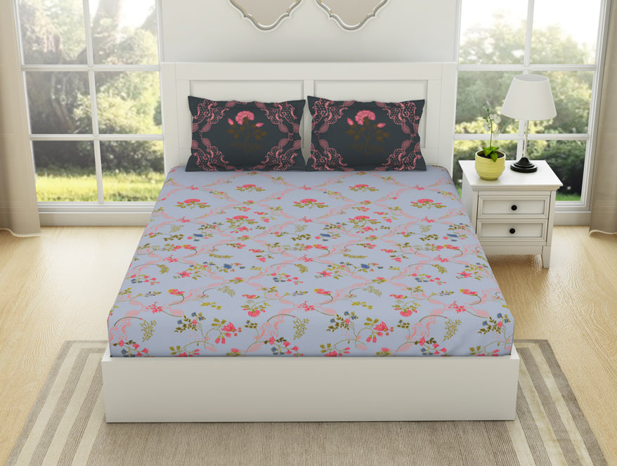 double bedsheet with pillow cover