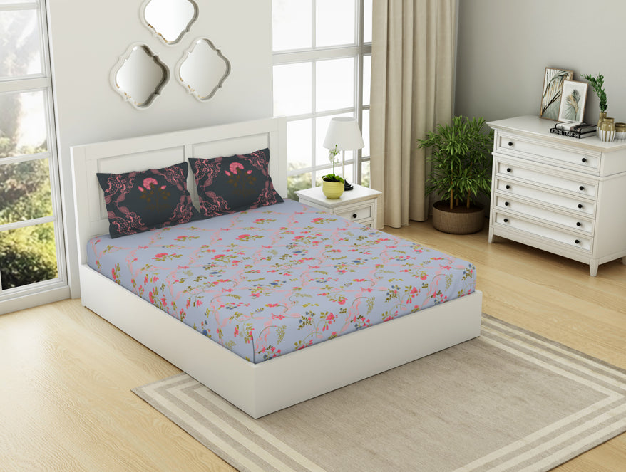 double bedsheet with pillow cover