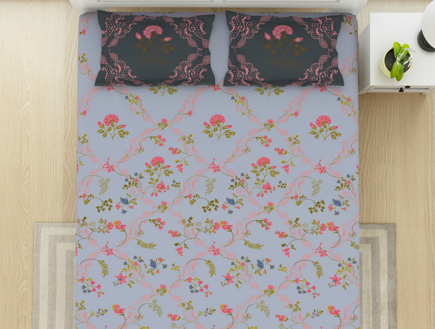 double bedsheet with pillow cover