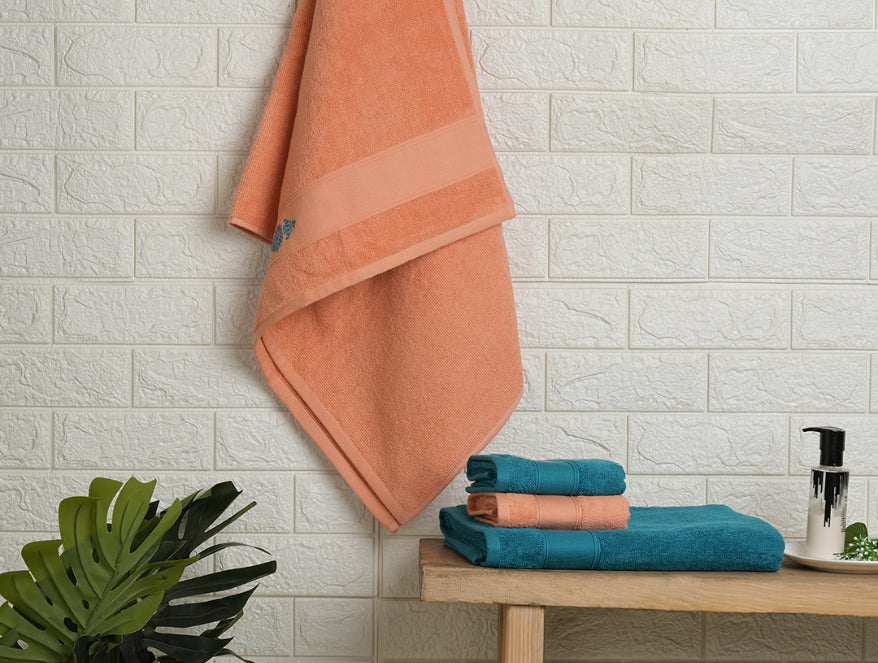 Coral bath discount mats and towels