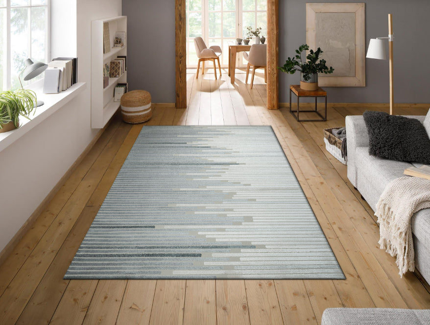 Plush Feel Grey Polypropylene Runner - Eliora By Spaces