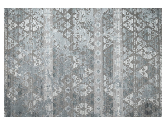 Plush Feel Grey Polypropylene Runner - Eliora By Spaces