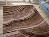 Plush Feel Brown Polyester Runner - Geode By Spaces