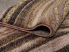 Plush Feel Brown Polyester Runner - Geode By Spaces