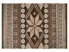 Plush Feel Brown Polypropylene Runner - Idika By Spaces