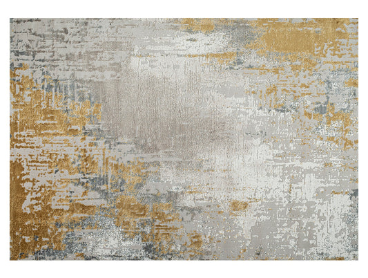 Mustard Plush Feel Woven Carpet - Grace By Spaces