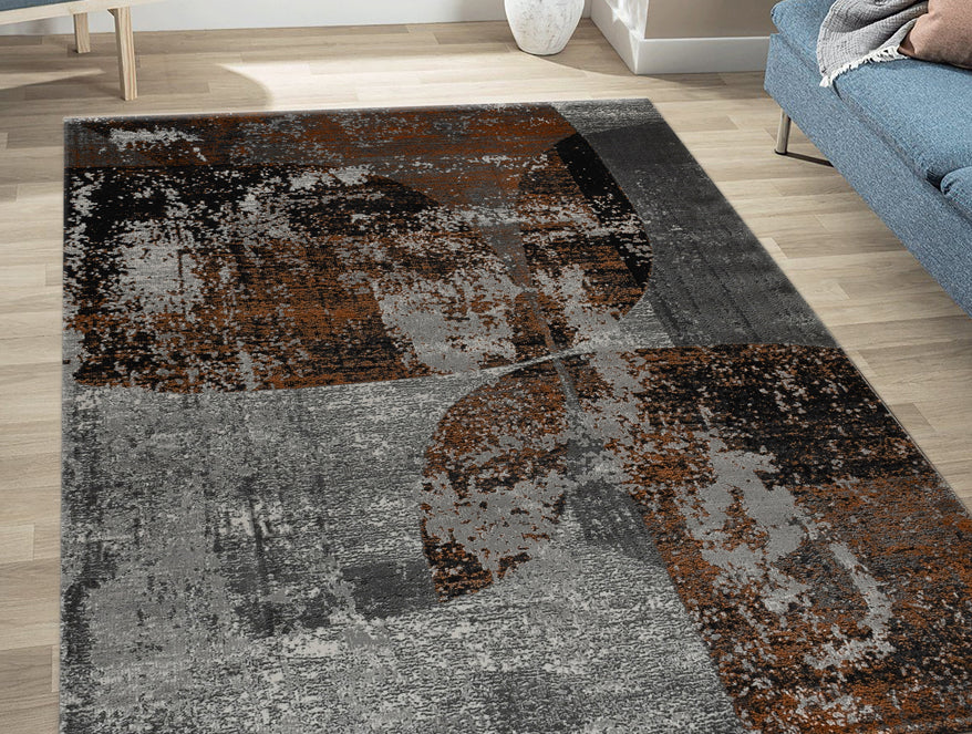 Plush Feel Brown Polypropylene Runner - Iva By Spaces