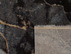 Plush Feel Black Polyester Runner - Geode By Spaces