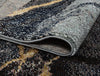 Plush Feel Black Polyester Runner - Geode By Spaces