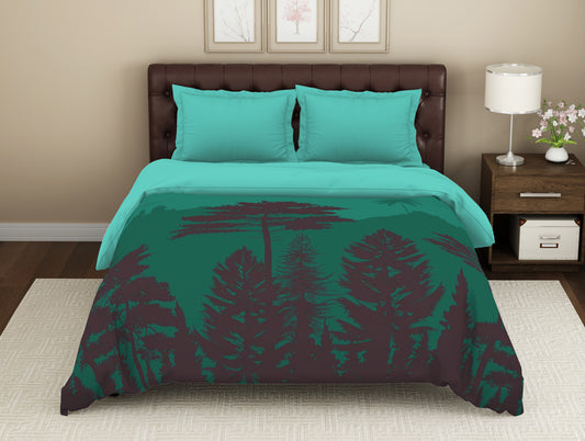 Abstract Green Blanket Mink - Mellow By Welspun