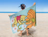 Yucca - Light Aqua 100% Cotton Bath Towel - Disney Pooh By Spaces