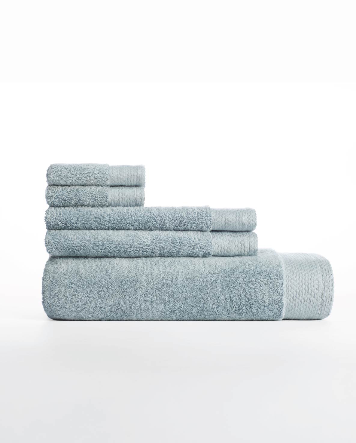 Eminence 100% Egyptian Cotton Face Towel, 670 GSM, Solid, Light Blue