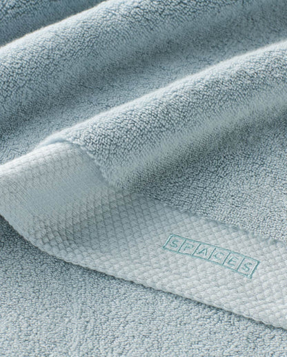 Eminence 100% Egyptian Cotton Face Towel, 670 GSM, Solid, Light Blue