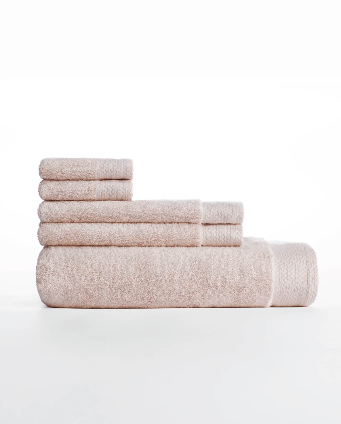 Eminence 100% Egyptian Cotton Face Towel, 670 GSM, Solid, Mauve Chalk
