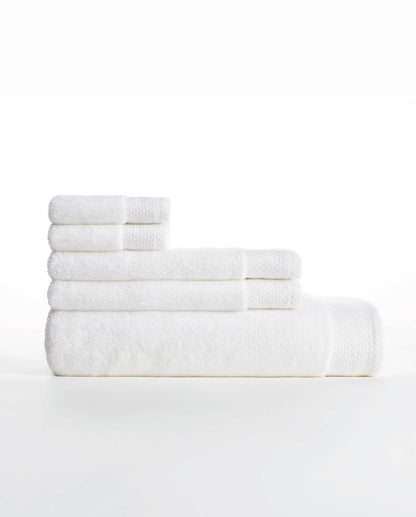 Eminence 100% Egyptian Cotton Face Towel, 670 GSM, Solid, White