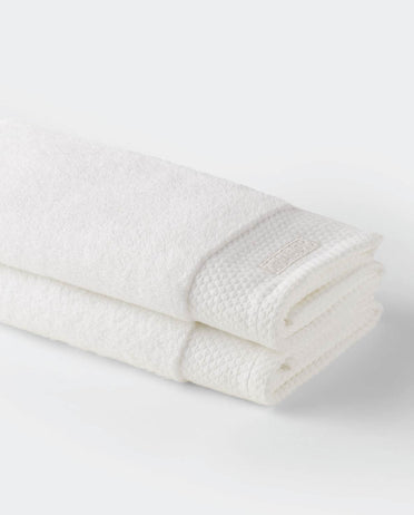 Eminence 100% Egyptian Cotton Face Towel, 670 GSM, Solid, White