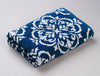 Navy Peony - Dark Blue 100% Cotton Bath Towel - Mirabella By Spaces