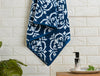 Navy Peony - Dark Blue 100% Cotton Bath Towel - Mirabella By Spaces