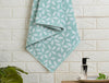 Canal Blue - Light Blue 100% Cotton Bath Towel - Mirabella By Spaces