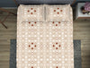 Geometric Butter Cream - Beige Polycotton King Size Bedsheet - Wonder Full By Welspun