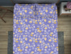 Floral Blue Iris - Violet Polycotton King Size Bedsheet - Wonder Full By Welspun