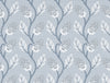 Floral Niagara Mist - Light Blue Polycotton King Size Bedsheet - Wonder Full By Welspun