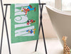 Green 100% Cotton Bath Towel -Disney Mickey By Spaces