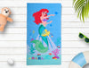 Light Blue 100% Cotton Bath Towel - Disney Ariel By Spaces