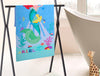 Light Blue 100% Cotton Bath Towel - Disney Ariel By Spaces