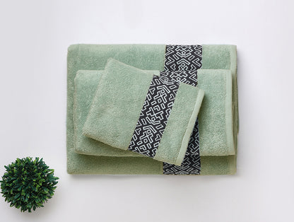 Aurum 3 Piece 100% Cotton Towel Combo Set - By Spaces