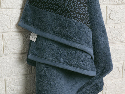 Aurum 3 Piece 100% Cotton Towel Combo Set - By Spaces