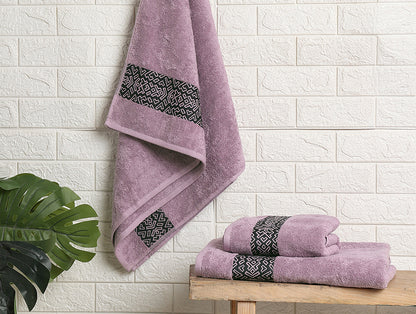 Aurum 3 Piece 100% Cotton Towel Combo Set - By Spaces