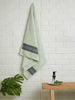 Solid Green 100% Cotton Bath Towel - Aurum By Spaces